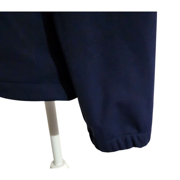 Banana Republic Soft Shell Jacket w/ Hood Pockets Blue Red Womens Size XXS - Picture 9 of 11